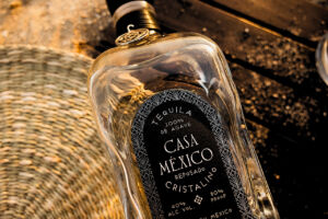 Bottle of Casa Mexico Cristalino Reposado Tequila