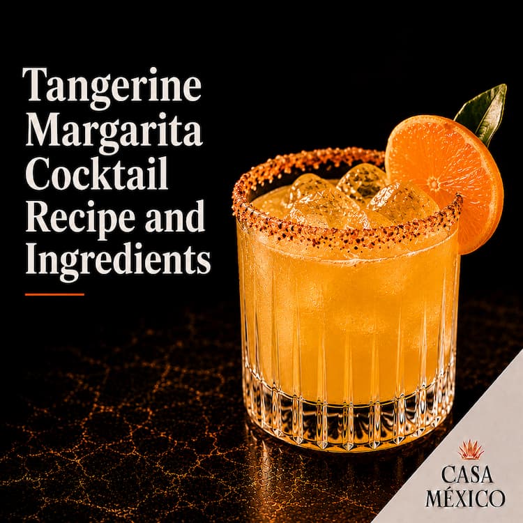 Tangerine Margarita Cocktail Recipe and Ingredients