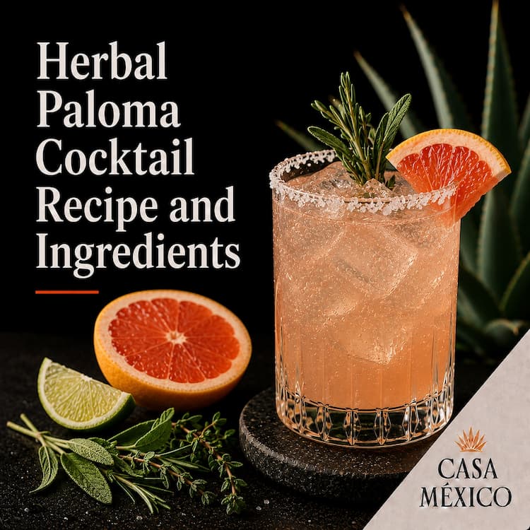 Herbal Paloma Cocktail Recipe and Ingredients