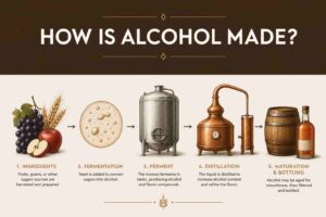 how is alcohol made