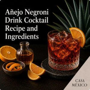 Añejo Negroni Cocktail Recipe and Ingredients 2 Anejo Negroni Cocktail Recipe and Ingredients