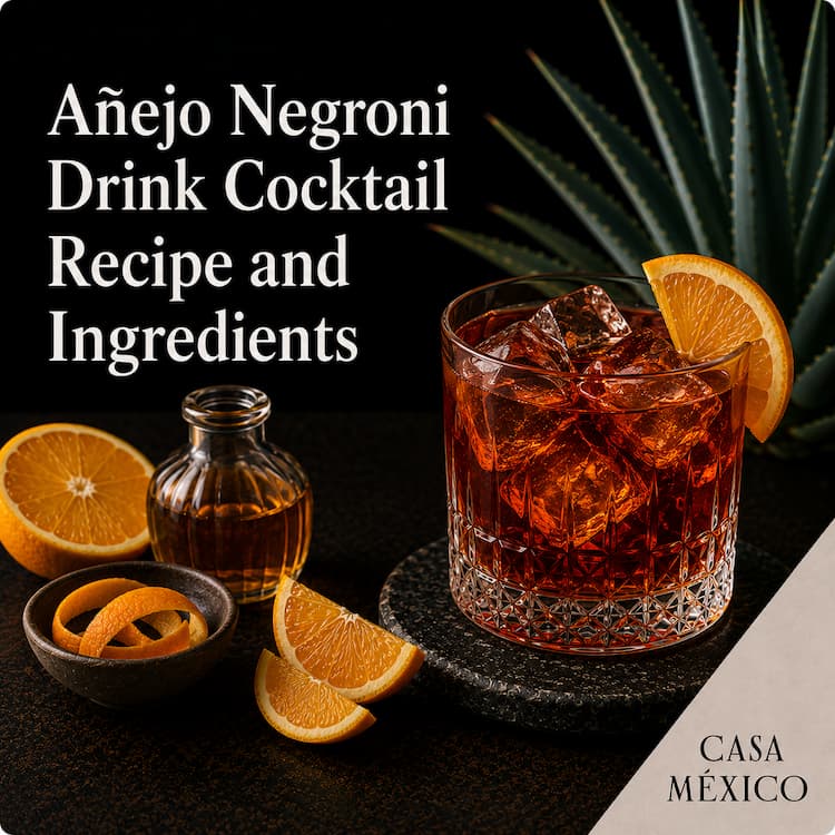 Anejo Negroni Cocktail Recipe and Ingredients