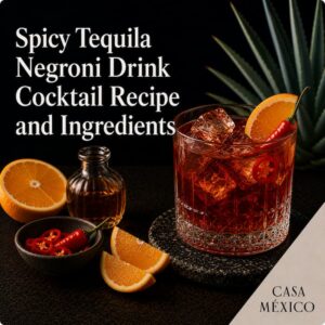 Spicy Tequila Negroni Cocktail Recipe and Ingredients 2 Spicy Tequila Negroni Cocktail Recipe and Ingredients
