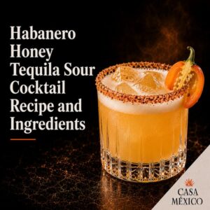Habanero Honey Tequila Sour Cocktail Recipe and Ingredients 2 Habanero Honey Tequila Sour Cocktail Recipe and Ingredients