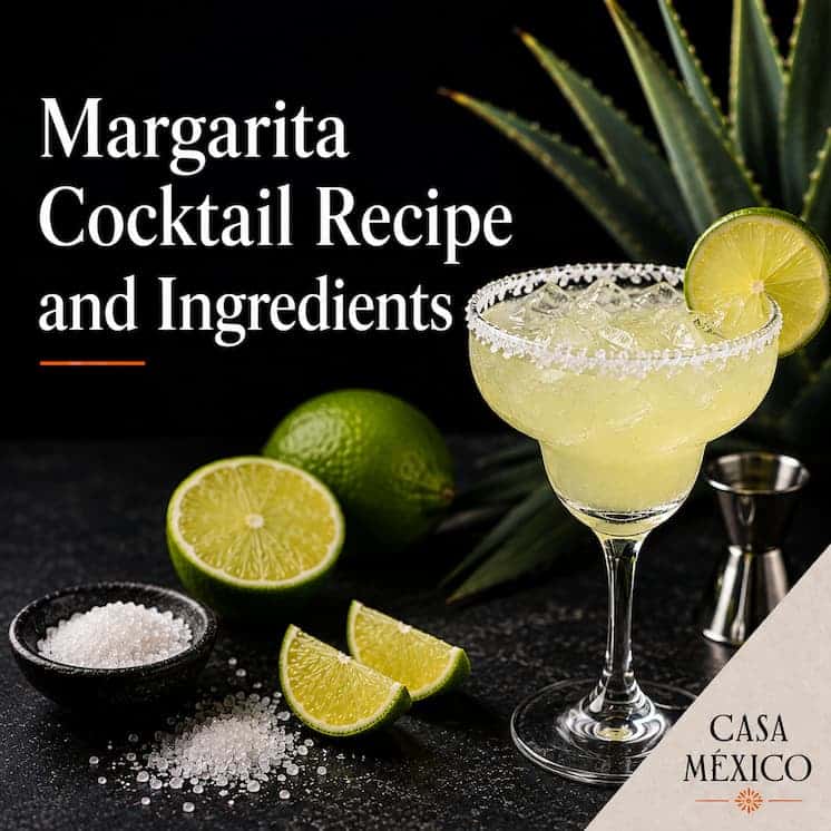 Margarita Cocktail Recipe and Ingredients
