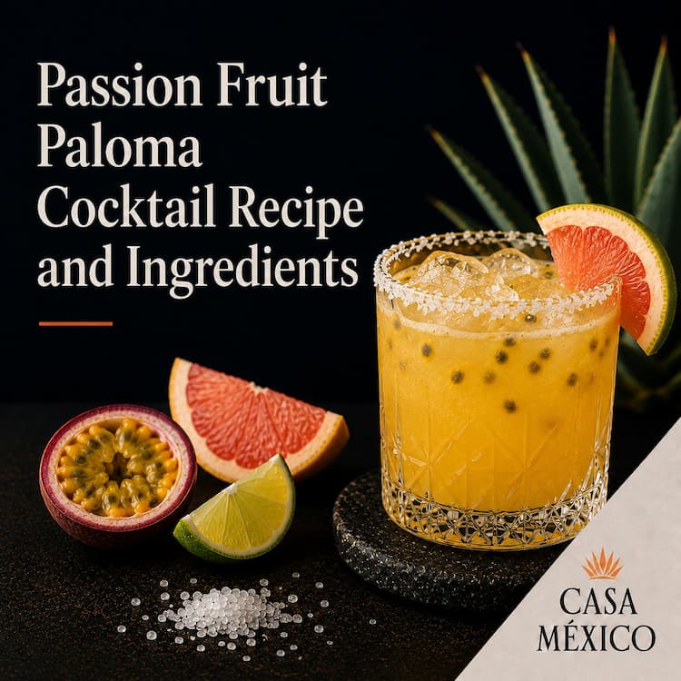 Passion Fruit Paloma Cocktail Recipe and Ingredients