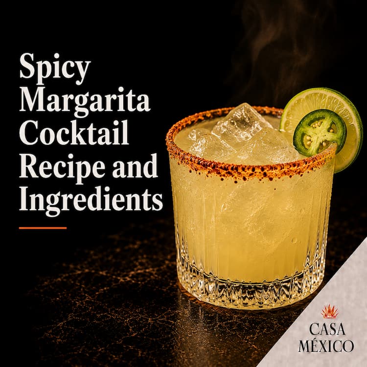 Spicy Margarita Cocktail Recipe and Ingredients