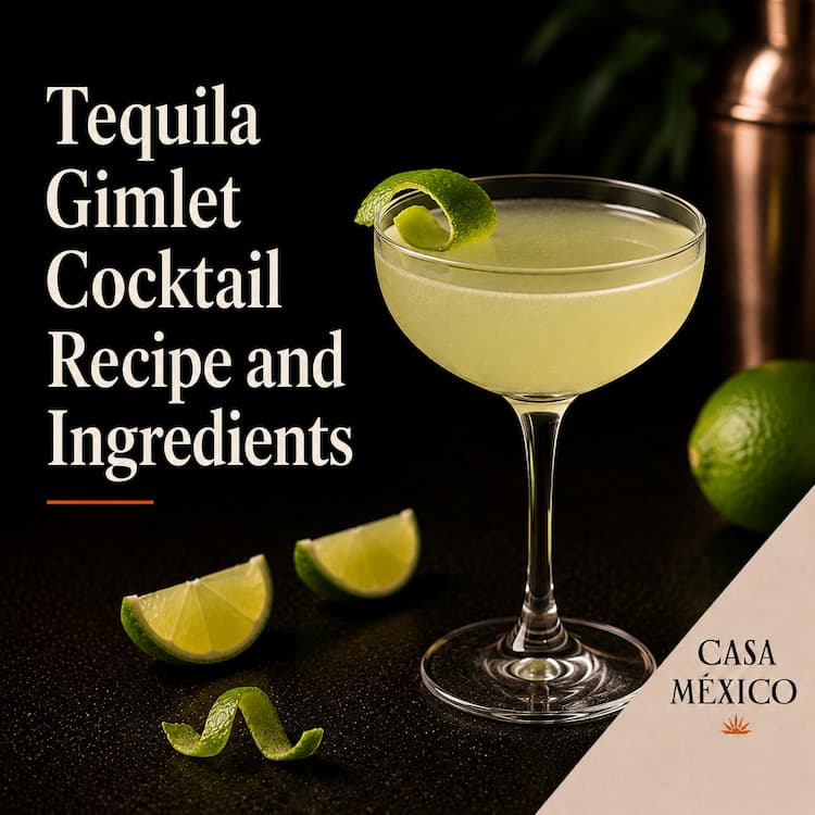 Tequila Gimlet Cocktail Recipe and Ingredients