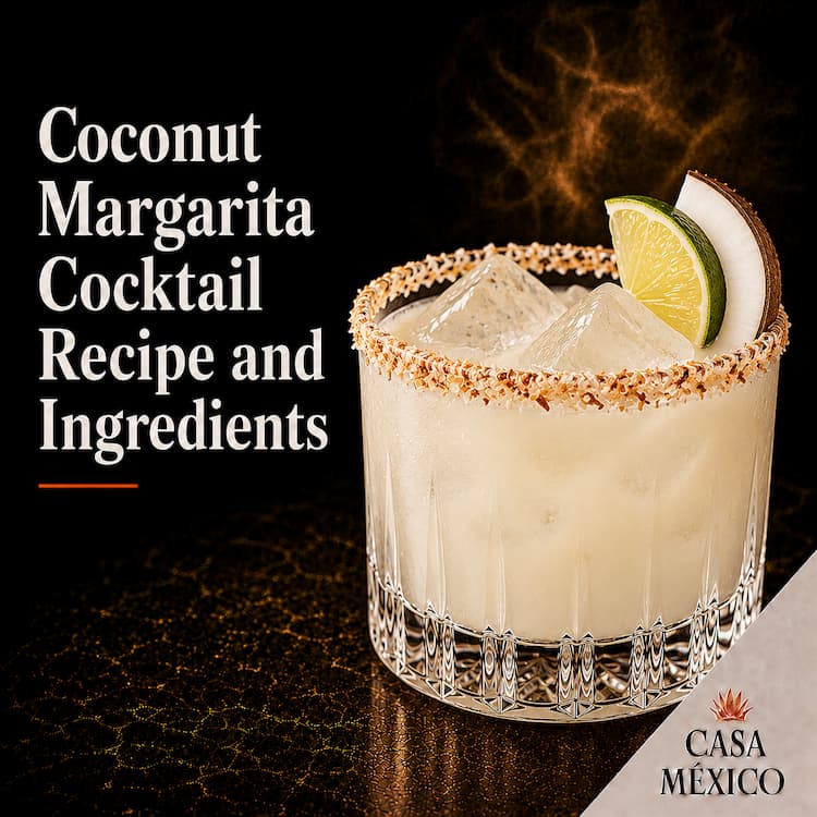 Coconut Margarita Cocktail Recipe and Ingredients