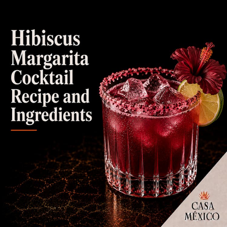 Hibiscus Margarita Cocktail Recipe and Ingredients