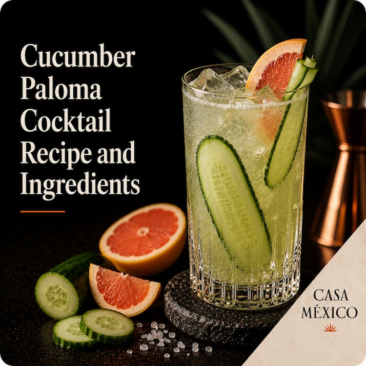 Cucumber Paloma Cocktail Recipe and Ingredients