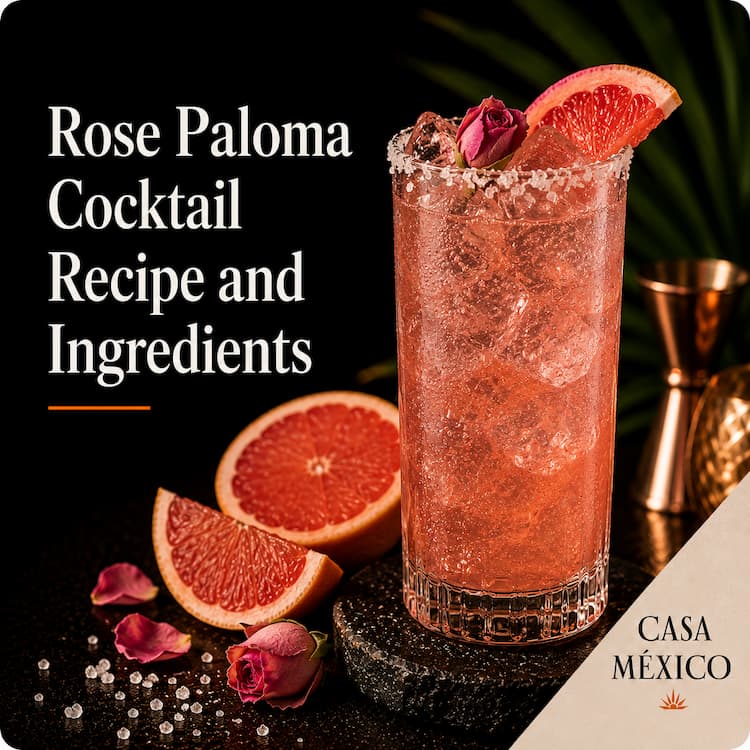 Rose Paloma Cocktail Recipe and Ingredients