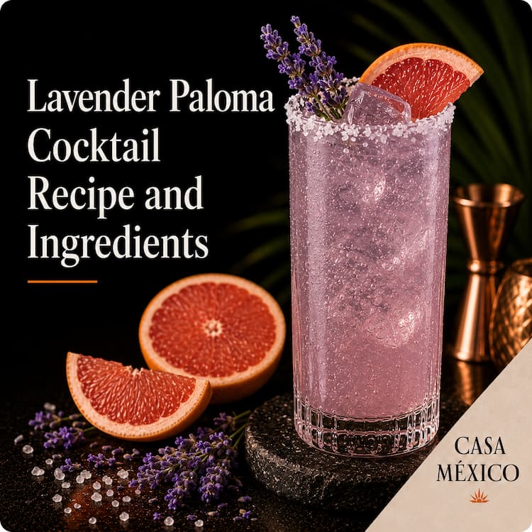 Lavender Paloma Cocktail Recipe and Ingredients