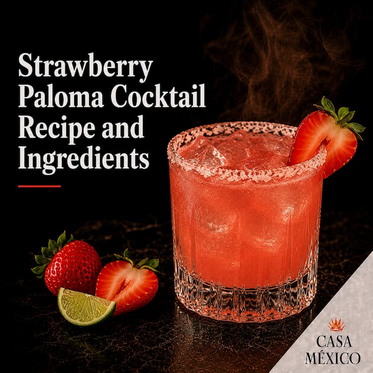 Strawberry Paloma Cocktail Recipe and Ingredients
