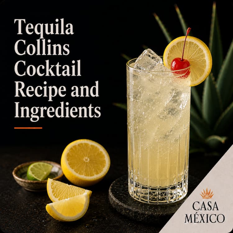Tequila Collins Cocktail Recipe and Ingredients
