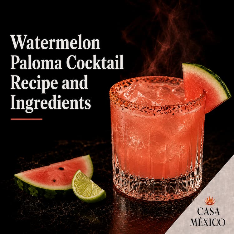 Watermelon Paloma Cocktail Recipe and Ingredients