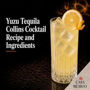Yuzu Tequila Collins Cocktail Recipe and Ingredients 2 Yuzu Tequila Collins Cocktail Recipe and Ingredients