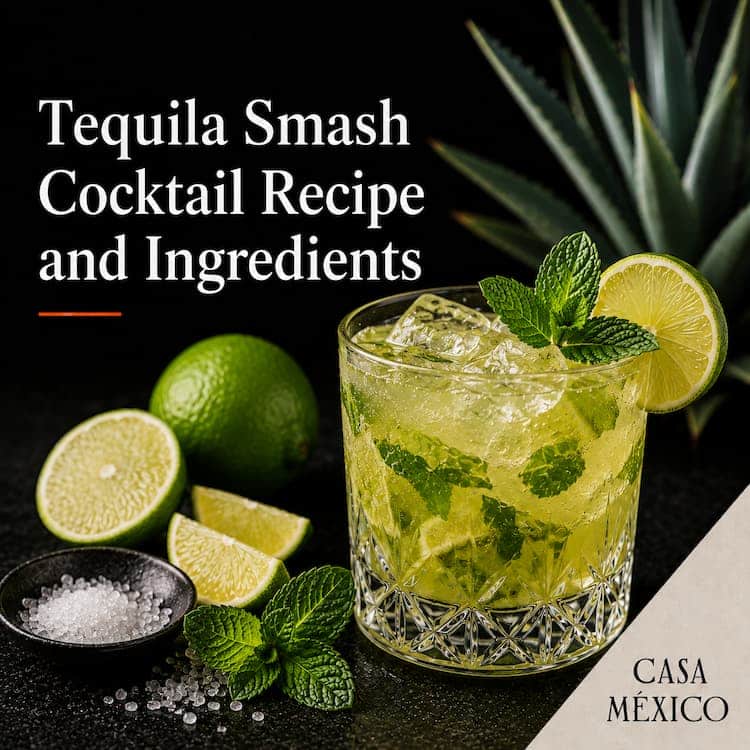 Tequila Smash Cocktail Recipe and Ingredients