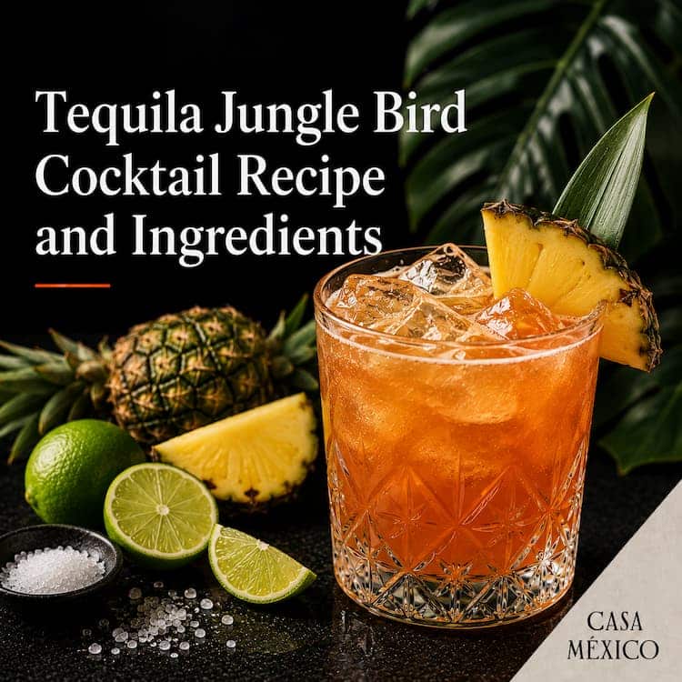 Tequila Jungle Bird Cocktail Recipe and Ingredients