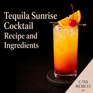 Tequila Sunrise Cocktail Recipe and Ingredients