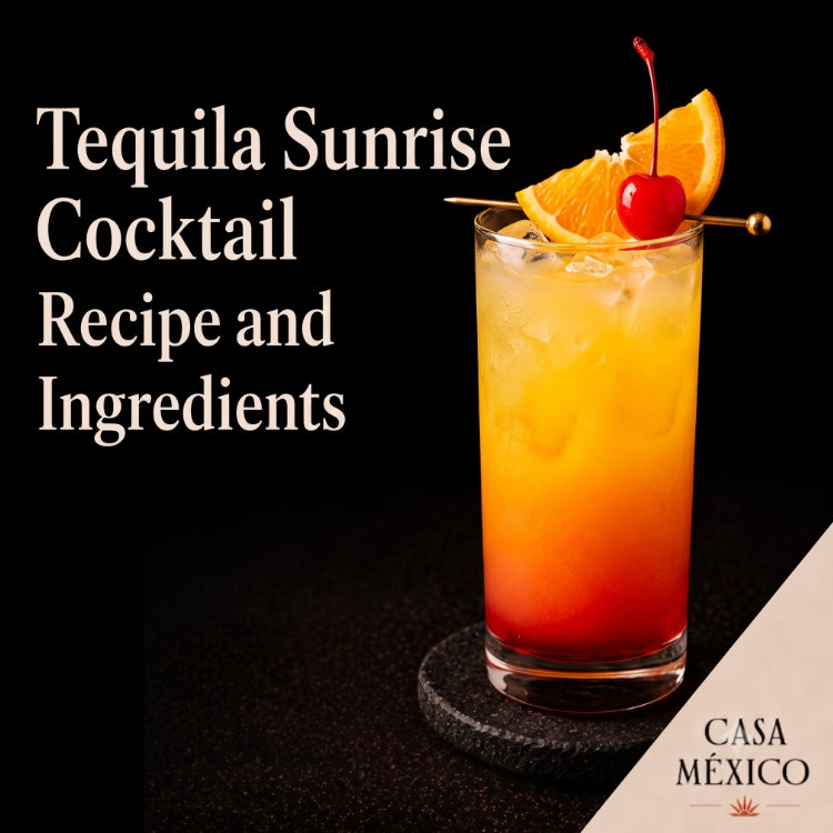 Tequila Sunrise Cocktail Recipe and Ingredients