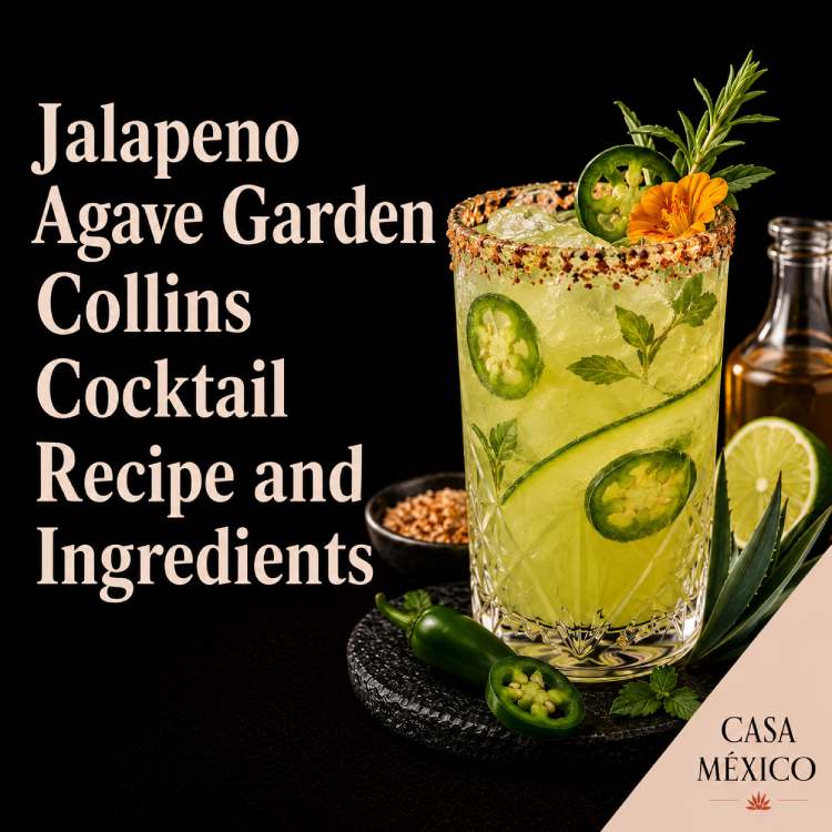 Jalapeno Agave Garden Collins Cocktail Recipe and Ingredients