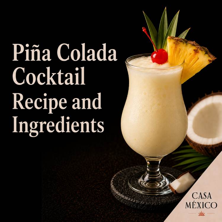 Piña Colada Cocktail Recipe and Ingredients