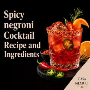 Spicy Negroni Cocktail Recipe and Ingredients