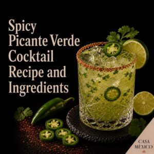 Spicy Picante Verde Cocktail Recipe and Ingredients