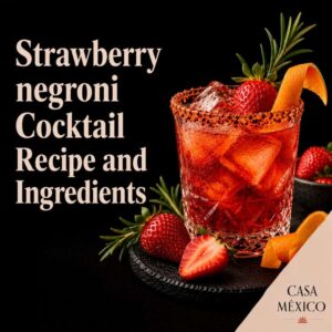 Strawberry Negroni Cocktail Recipe and Ingredients 2 Strawberry Negroni Cocktail Recipe and Ingredients