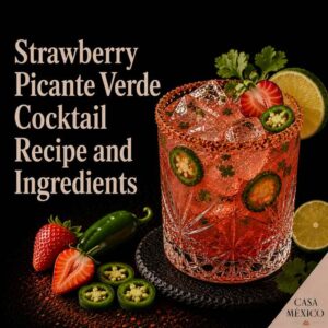 Strawberry Picante Verde Cocktail Recipe and Ingredients