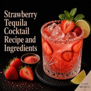 Strawberry Tequila Cocktail Recipe and Ingredients 2 Strawberry Tequila Cocktail Recipe and Ingredients