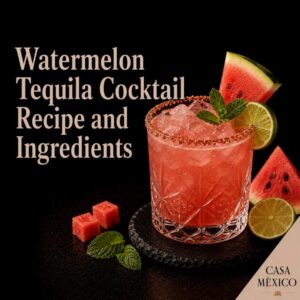 Watermelon Tequila Cocktail Recipe and Ingredients